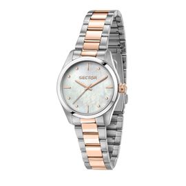 Montre-Bracelet Sector Pour Femme Analogique, Bracelet En Acier Inoxydable, Argent Rose Use53578508