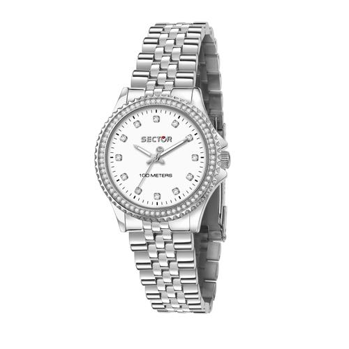 Montre Femme Sector Analogique Bracelet En Acier Inoxydable Argent Use53161538