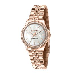 Montre Femme Sector Analogique Bracelet En Acier Inoxydable Or Rose Use53161537