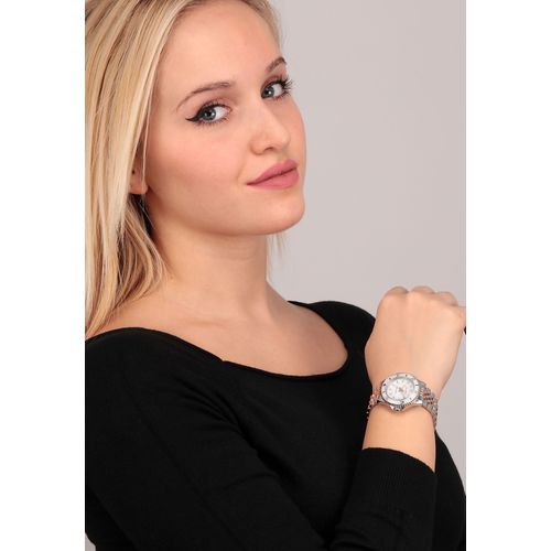 Montre Femme Sector Analogique Bracelet En Acier Inoxydable Or Rose Use53161533