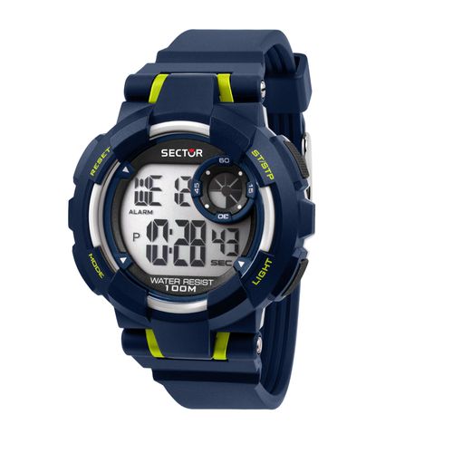 Montre Homme Sector Numérique Bracelet Pur Bleu Use51283002