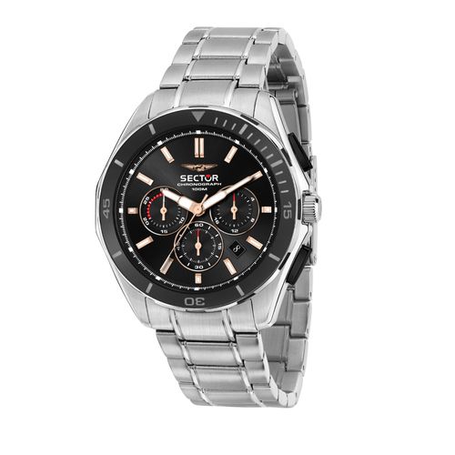 Montre Homme Sector Chrono Bracelet Acier Inoxydable Argent Use73636001