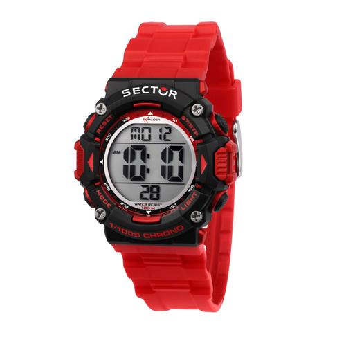 Montre-Bracelet Homme Sector Numérique Bracelet Pur Rouge Use51544002