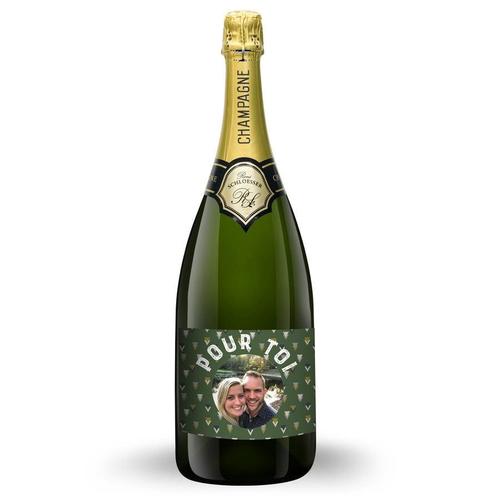 Bouteille Champagne René Schloesser 1,5l - Étiquette Imprimée