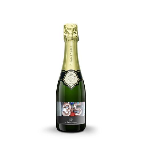 Bouteille Champagne René Schloesser 375ml - Étiquette Imprimée