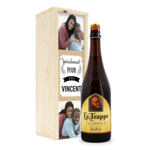 Bière Trappiste La Trappe Isid&apos,Or - Coffret Personnalisé