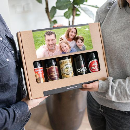 Coffret 5 Bières Belges Personnalisé - Thème Fête Des Pères