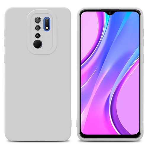 Cadorabo Housse Compatible Avec Xiaomi Redmi 9 En Fluid Blanc - Étui De Protection En Silicone Tpu Flexible