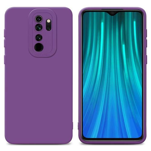 Cadorabo Housse Compatible Avec Xiaomi Redmi Note 8 Pro En Fluid Violet Mat - Étui De Protection En Silicone Tpu Flexible