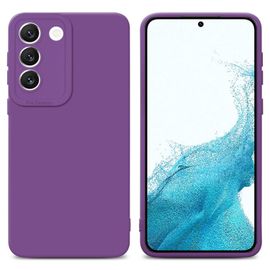Cadorabo Housse Compatible Avec Samsung Galaxy S22 En Fluid Violet Mat - Étui De Protection En Silicone Tpu Flexible