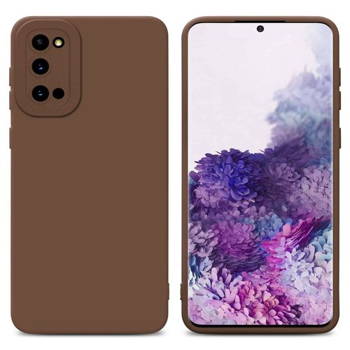 Cadorabo Housse Compatible Avec Samsung Galaxy S20 En Fluid Marron - Étui De Protection En Silicone Tpu Flexible
