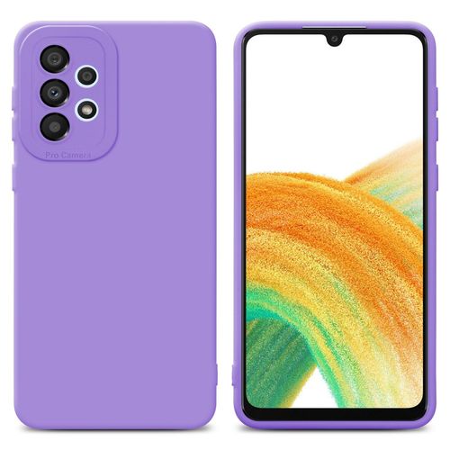 Cadorabo Housse Compatible Avec Samsung Galaxy A52 (4g / 5g) / A52s En Fluid Violet Clair - Étui De Protection En Silicone Tpu Flexible