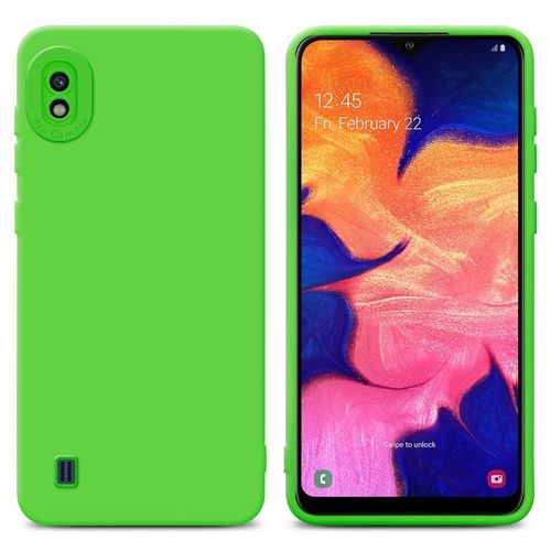 Cadorabo Housse Compatible Avec Samsung Galaxy A10 En Fluid Vert - Étui De Protection En Silicone Tpu Flexible