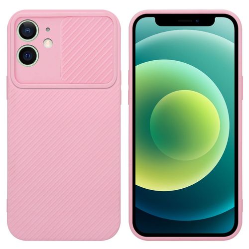 Cadorabo Housse Compatible Avec Apple Iphone 12 Mini En Bonbon Rose - Étui De Protection En Silicone Tpu Flexible Et Avec Protection Pour Appareil Photo