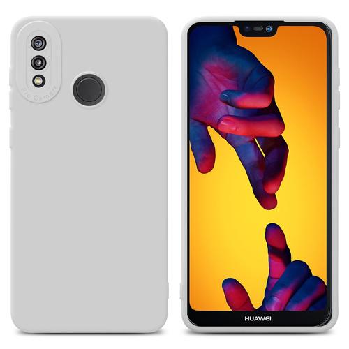 Cadorabo Housse Compatible Avec Huawei P20 Lite 2018 / Nova 3e En Fluid Blanc - Étui De Protection En Silicone Tpu Flexible