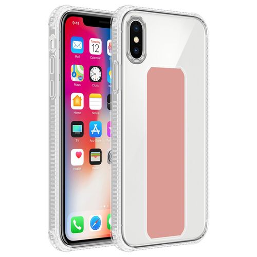 Cadorabo Housse Compatible Avec Apple Iphone Xs Max En Rose - Étui De Protection En Silicone Tpu Flexible Avec Support Et Fonction Stand