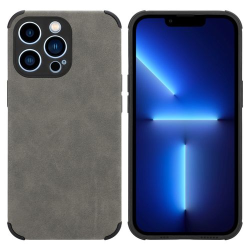 Cadorabo Housse Compatible Avec Apple Iphone 12 Pro En Gris Sable - Étui De Protection En Silicone Tpu Avec Application Élégante En Similicuir