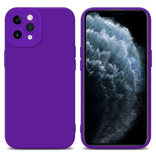 Cadorabo Housse Compatible Avec Apple Iphone 11 Pro En Fluid Violet Foncé - Étui De Protection En Silicone Tpu Flexible