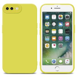Cadorabo Housse Compatible Avec Apple Iphone 7 Plus / 7s Plus / 8 Plus En Fluid Jaune - Étui De Protection En Silicone Tpu Flexible