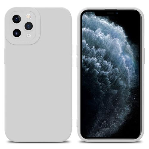 Cadorabo Housse Compatible Avec Apple Iphone 11 Pro En Fluid Blanc - Étui De Protection En Silicone Tpu Flexible