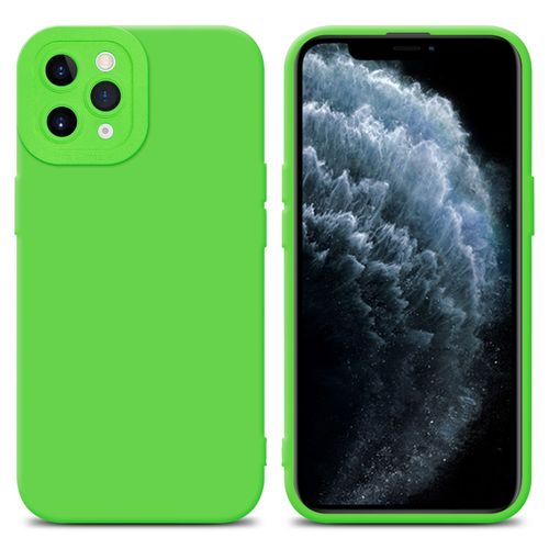 Cadorabo Housse Compatible Avec Apple Iphone 11 Pro En Fluid Vert - Étui De Protection En Silicone Tpu Flexible