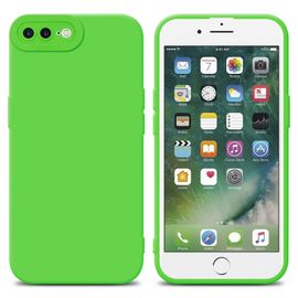 Cadorabo Housse Compatible Avec Apple Iphone 7 Plus / 7s Plus / 8 Plus En Fluid Vert - Étui De Protection En Silicone Tpu Flexible