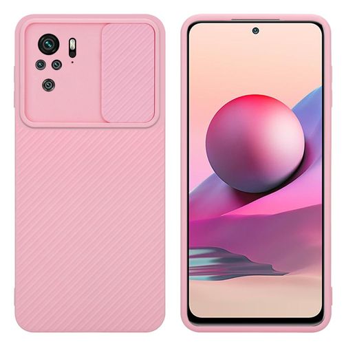 Cadorabo Housse Compatible Avec Xiaomi Redmi Note 10 4g / Redmi Note 10s En Bonbon Rose - Étui De Protection En Silicone Tpu Flexible Et Avec Protection Pour Appareil Photo