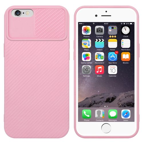 Cadorabo Housse Compatible Avec Apple Iphone 6 Plus / 6s Plus En Bonbon Rose - Étui De Protection En Silicone Tpu Flexible Et Avec Protection Pour Appareil Photo