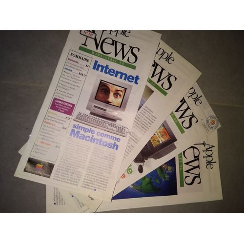 Lot 4 Revues Apple News 1996