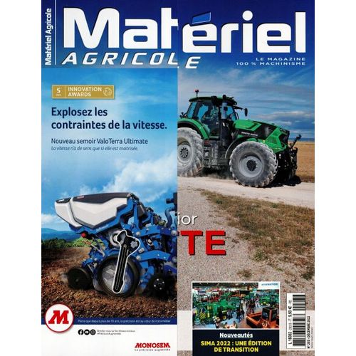 Matériel Agricole Magazine 293 Deutz-Fahr 6210 Ttv Warrior