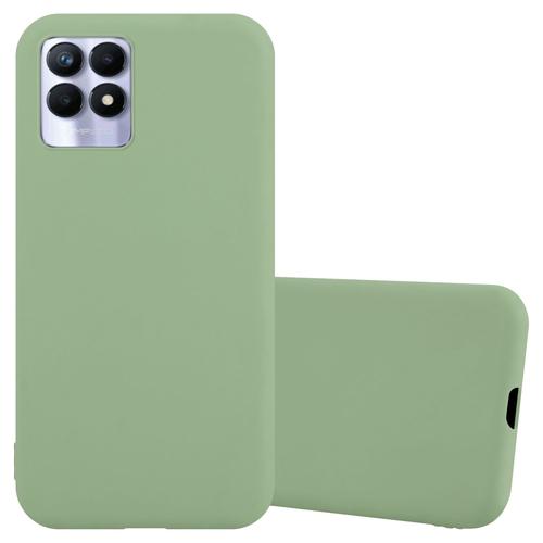 Cadorabo Housse Compatible Avec Realme 8i / Narzo 50 4g En Candy Vert Pastel - Étui De Protection En Silicone Tpu Flexible