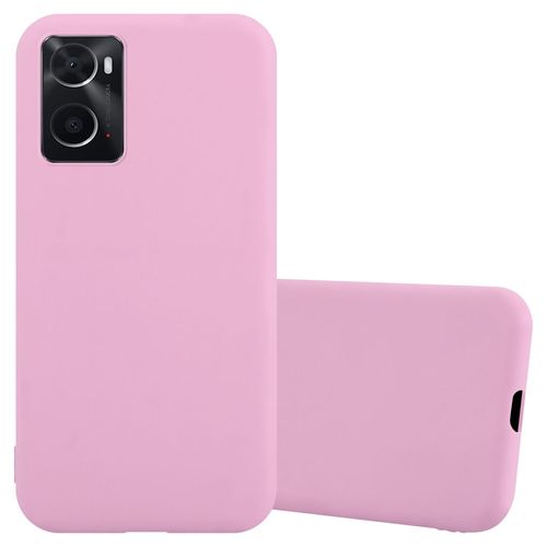 Cadorabo Housse Compatible Avec Oppo A36 / A76 / A96 4g / K10 4g / Realme 9i En Candy Rose Vif - Étui De Protection En Silicone Tpu Flexible