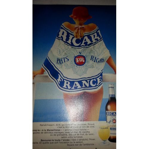 Publicité Papier: Ricard, Parue Dans La Presse En 1979