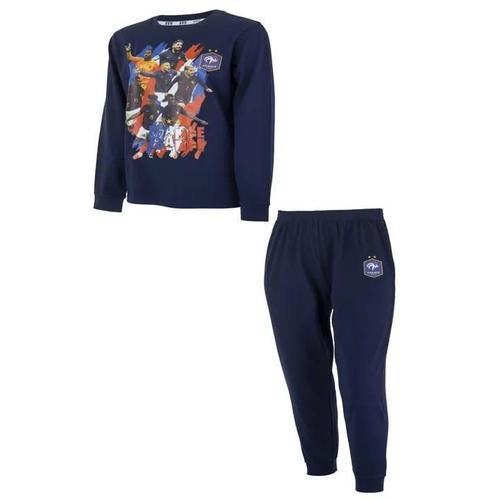 6 Ans - Pyjama Enfant Fff Collection Officielle Equipe De France De Football 487