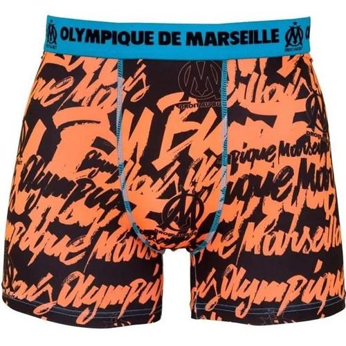 4 Ans - Boxer - Olympique De Marseille - Om - Noir - Enfant - Respirant