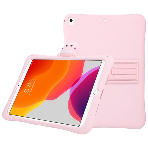 Cadorabo Housse Pour Tablette Compatible Avec Apple Ipad Mini 4 (7.9 Zoll) - Design Dinosaure Rose No. 15 - Étui De Protection Pour Enfants En Silicone Tpu Flexible Avec Fonction De Rangement