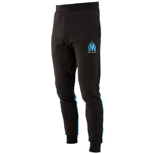 12 Ans - Pantalon Fit De Sport Enfant Om - Collection Officielle Olympique De Marseille - Noir - Football