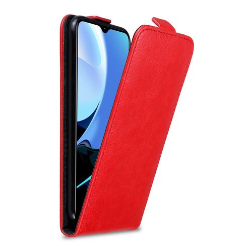 Cadorabo Housse Compatible Avec Xiaomi Redmi 9t / Poco M3 En Rouge De Pomme - Étui De Protection Au Design Flip Avec Fermeture Magnétique