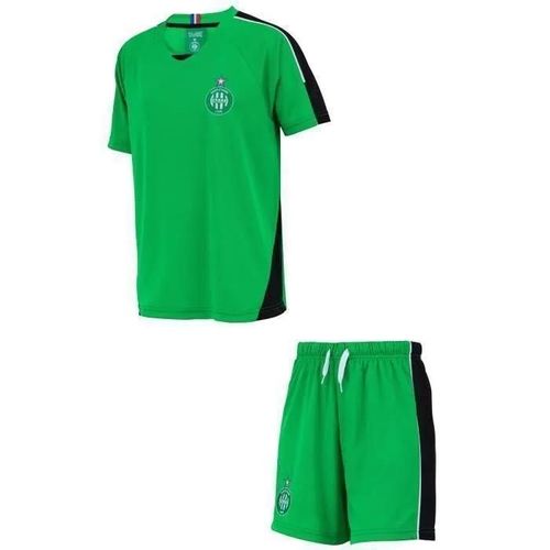 12 Ans - Minikit Asse - As Saint Etienne - Enfant Garçon - Vert - Manches Courtes - Football