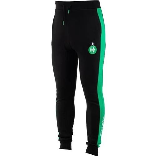 10 Ans - Pantalon De Sport Asse - Collection Officielle As Saint Etienne - Garçon - Noir - Football