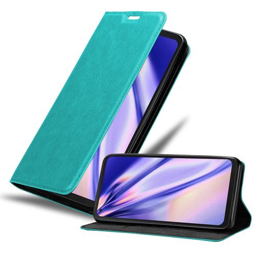 Cadorabo Housse Compatible Avec Samsung Galaxy Xcover Pro En Turquoise Pétrole - Étui De Protection Avec Fermeture Magnétique, Fonction De Support Et Compartiment Pour Carte