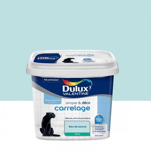 Peinture SIMPLE et DECO CARRELAGE SATIN Eau de Source 0.5L