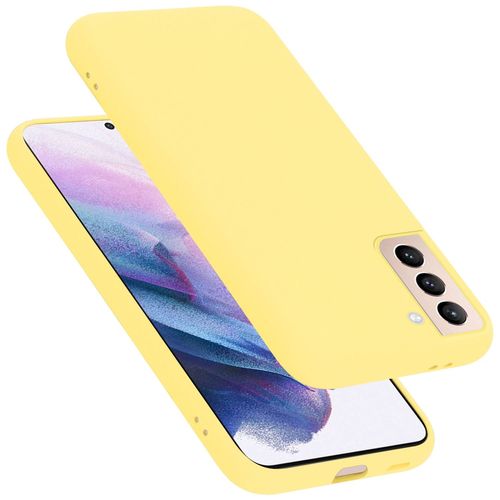 Cadorabo Housse Compatible Avec Samsung Galaxy S22 Plus En Liquid Yellow - Étui De Protection En Silicone Tpu Flexible