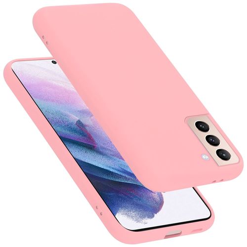 Cadorabo Housse Compatible Avec Samsung Galaxy S22 Plus En Liquid Pink - Étui De Protection En Silicone Tpu Flexible