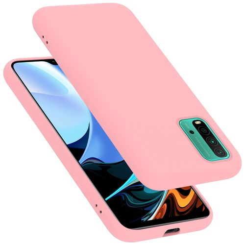 Cadorabo Housse Compatible Avec Xiaomi Redmi 9t / Poco M3 En Liquid Pink - Étui De Protection En Silicone Tpu Flexible