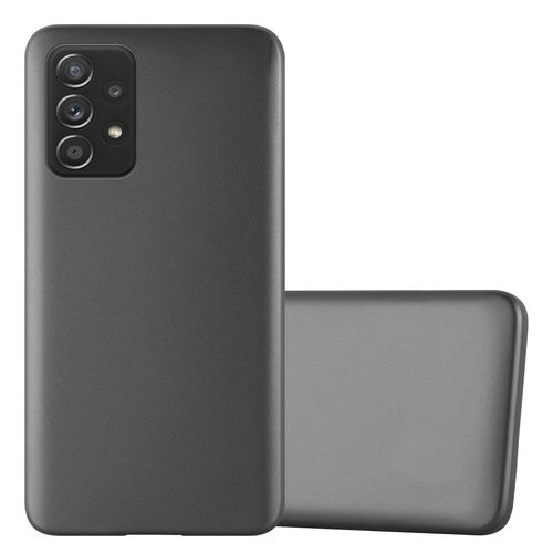 Coque Pour Samsung Galaxy A52 (4g / 5g) / A52s En Metallic Gris Housse De Protection Étui En Silicone Tpu Flexible