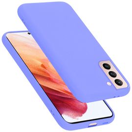 Cadorabo Housse Compatible Avec Samsung Galaxy S22 En Liquid Light Purple - Étui De Protection En Silicone Tpu Flexible