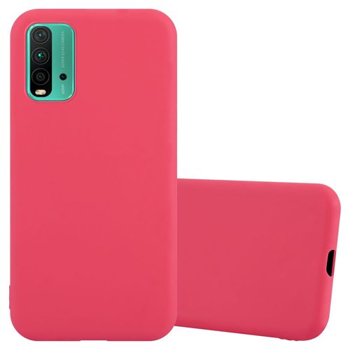 Cadorabo Housse Compatible Avec Xiaomi Redmi 9t / Poco M3 En Candy Rouge - Étui De Protection En Silicone Tpu Flexible