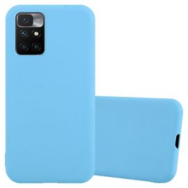 Cadorabo Housse Compatible Avec Xiaomi Redmi 10 / Redmi Note 11 4g En Candy Bleu - Étui De Protection En Silicone Tpu Flexible
