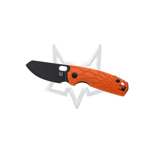 Fox / Vox Baby Core pli. Couteau orange frn hdl-n690 lama sombre en pierre lavée-noir